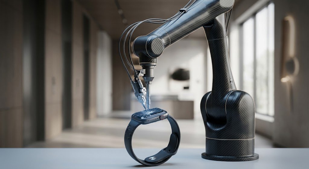 Precision robotic repair of a wearable device