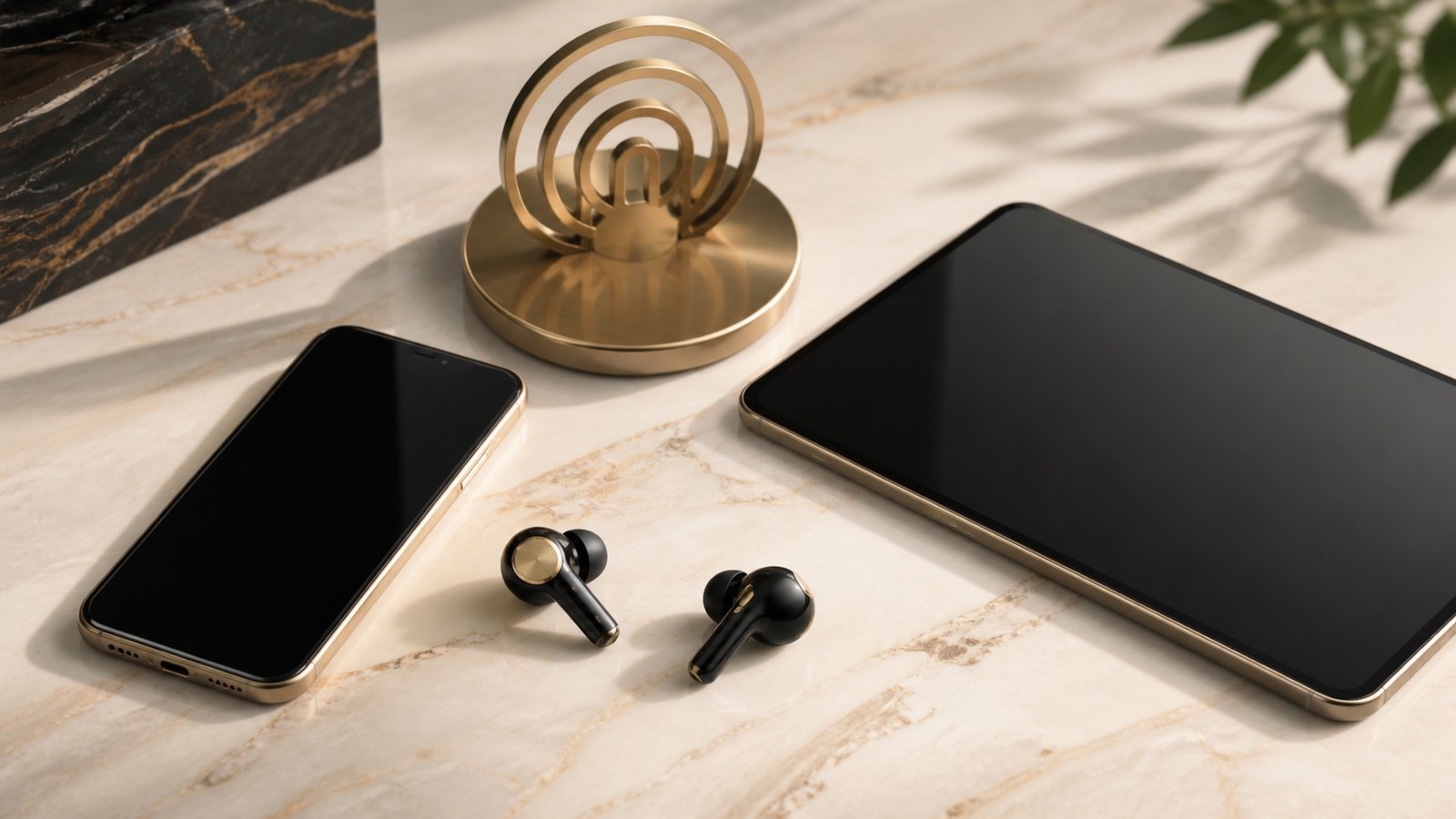 Premium connected mobile devices and wireless accessories